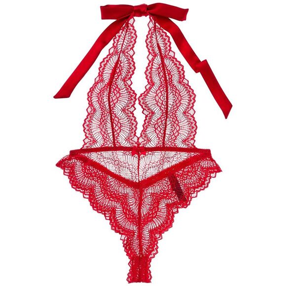 Journelle Womens  Natalia Bodysuit, Red - Picture 1 of 3